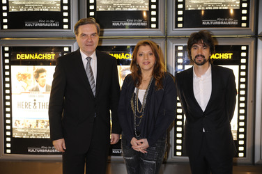 Ivo Viskovic, Schauspielerin Mirjana Karanovic, Darko Lungulov