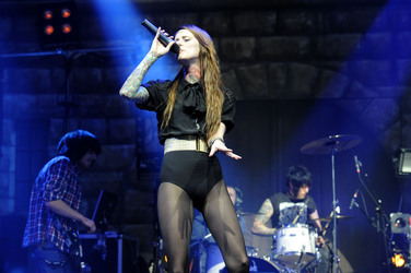 Christoph Deckert, Jennifer Weist, Christopher 'Baku' Kohl (Jennifer Rostock)