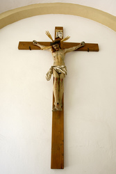 Kreuz in den Gruftarkaden