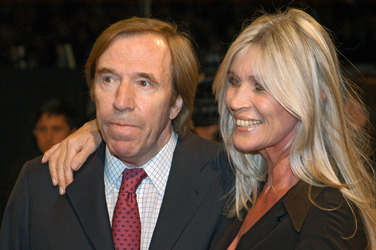 Günter Netzer mit Ehefrau Elvira