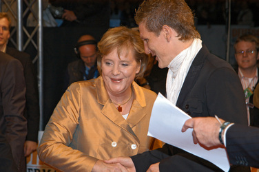 Angela Merkel, Bastian Schweinsteiger