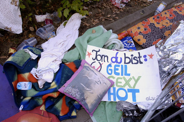 Hinterlassenschaften der Tokio Hotel Fans