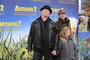 Ben Becker mit Freundin Anne Seidel und Tochter Lillith Maria Dörte