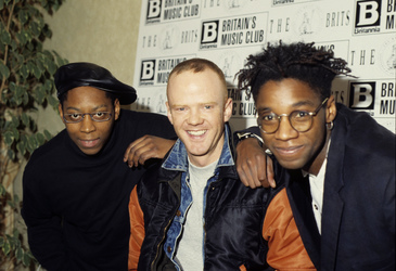 Photocall mit Beats International feat. Jimmy Somerville in London