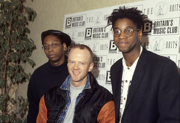 Photocall mit Beats International feat. Jimmy Somerville in London