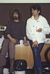 Musikvideo-Dreharbeiten mit Barclay James Harvest in Londont