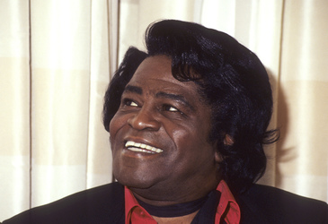 Pressetermin mit James Brown in London