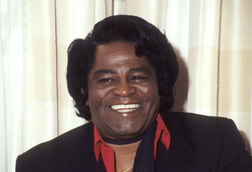 Pressetermin mit James Brown in London