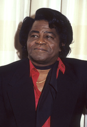 Pressetermin mit James Brown in London