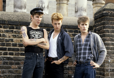 Photocall mit den Stray Cats in London