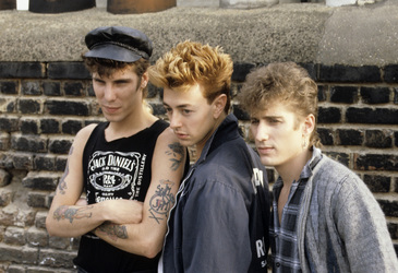 Photocall mit den Stray Cats in London