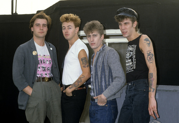 Photocall mit den Stray Cats in London