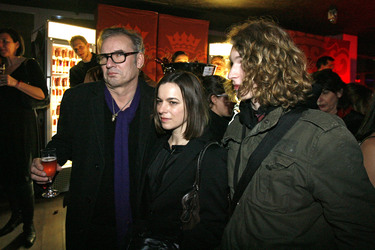 Leander Haußmann mit Gattin Doris und Sohn