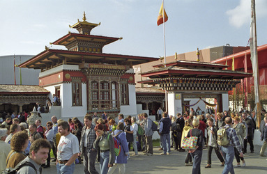 Pavillon von Bhutan