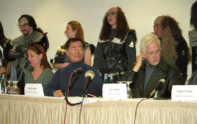 Lolita Fatjo, George Takei, J.G. Hertzler