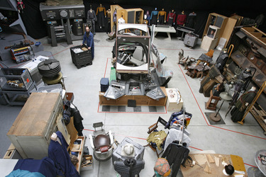 Martin Netter in seinem Filmwelt Center Lauenau