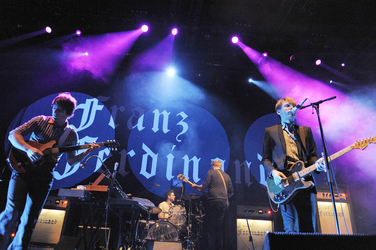 Nicholas McCarthy, Paul Thomson, Robert Hardy, Alex Kapranos (Franz Ferdinand)