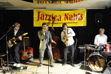 Philipp Kubiak, Lars Hünerfürst, Robert Fiedler, Friedrich Mechner, Max Liesegang (Jazzica Nabis)