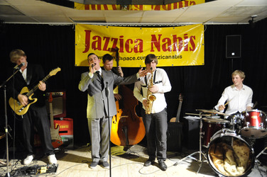 Philipp Kubiak, Lars Hünerfürst, Robert Fiedler, Friedrich Mechner, Max Liesegang (Jazzica Nabis)
