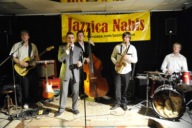 Philipp Kubiak, Lars Hünerfürst, Robert Fiedler, Friedrich Mechner, Max Liesegang (Jazzica Nabis)