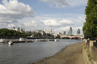 Blick über die Themse