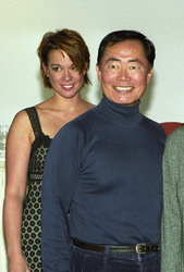 Chase Masterson, George Takei