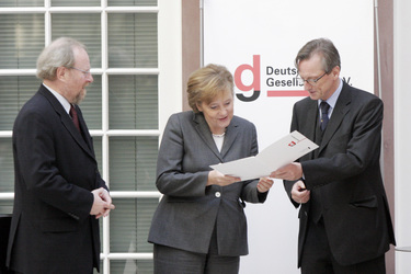 Wolfganng Thierse, Angela Merkel, Peter Brandt