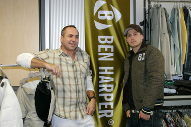 Jürgen Finkbeiner (Geschäftsfüher Ben Harper) und Philippe