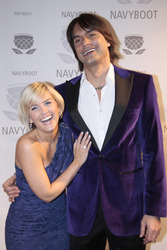 Marcus Schenkenberg mit Begleitung