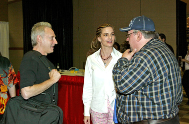 Brent Spiner, Terry Farrell, René Ahlberg (Galileo 7 Convention Veranstalter)
