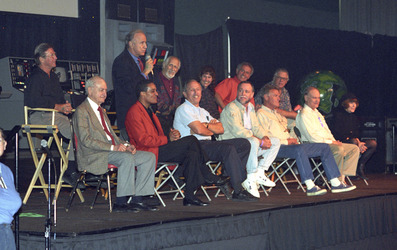 Lee Delano mit Schauspielerin aus der original Star Trek Serie