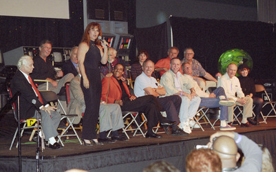 Spice Williams mit Schauspielerin aus der original Star Trek Serie