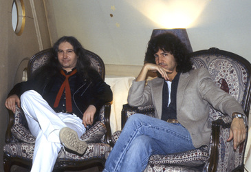 Pressetermin mit Billy Squier in London