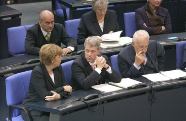 Angela Merkel, Edmund Stoiber