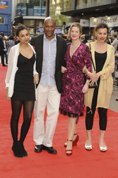 Colin Salmon mit Familie