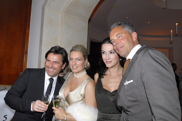 Thomas Anders mit Ehefrau Claudia und Mariella Ahrens mit Ehemann Patrick Graf Faber-Castell