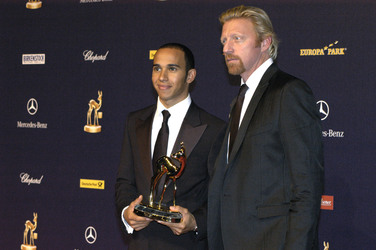 Lewis Hamilton, Boris Becker