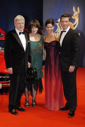 Hardy Krüger mit Ehefrau Anita und Hardy Krüger Jr. mit Ehefrau Katrin Fehringer