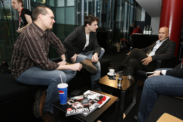 Peter Bouckaert, Greg Timmermans, Nic Balthazar