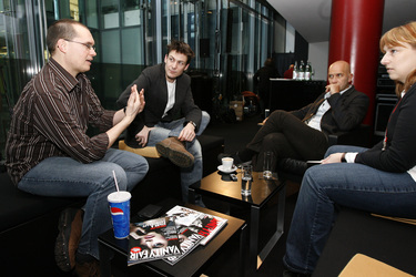 Peter Bouckaert, Greg Timmermans, Nic Balthazar