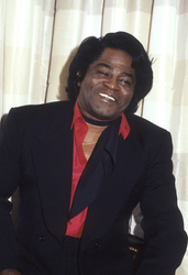 Pressetermin mit James Brown in London