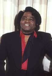 Pressetermin mit James Brown in London