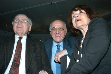 Vicco von Bülow / Loriot mit Gattin, Alfred Biolek