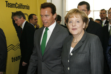 Arnold Schwarzenegger, Angela Merkel