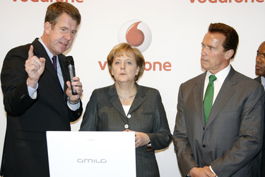 Friedrich Joussen, Angela Merkel, Arnold Schwarzenegger