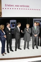 Dagmar G. Wöhrl, Karl-Theodor zu Guttenberg, René Obermann, Angela Merkel, Arnold Schwarzenegger