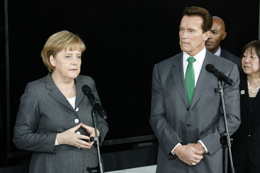 Angela Merkel, Arnold Schwarzenegger