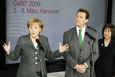 Angela Merkel, Arnold Schwarzenegger