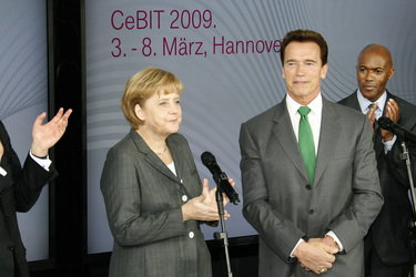 Angela Merkel, Arnold Schwarzenegger
