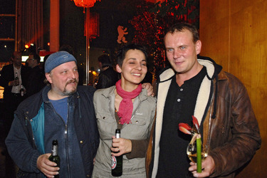 Axel Prahl mit Freundin Paula, Devid Striesow